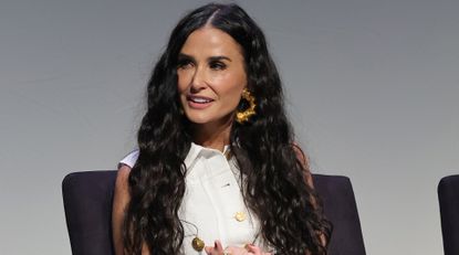 Demi Moore speaks onstage the &quot;BRATS&quot; premiere during the 2024 Tribeca Festival at BMCC Theater on June 07, 2024 in New York City. 