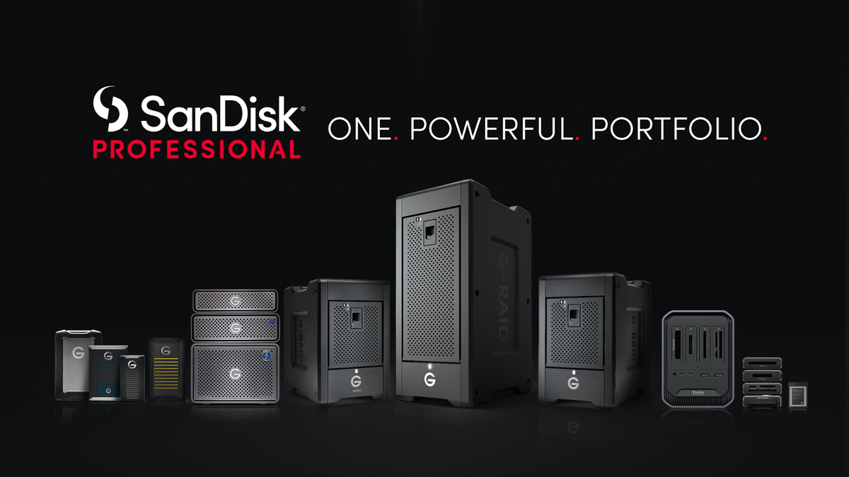 SanDisk Professional line debuts with new CFexpress, ArmorLock and dock storage