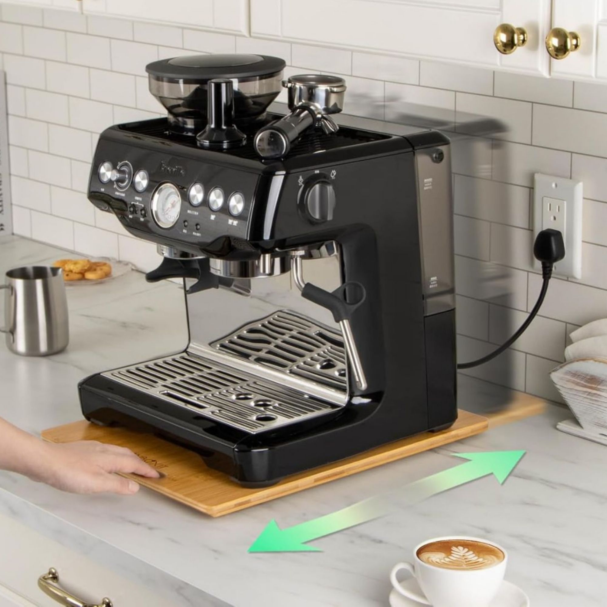 ANBOXIT Bamboo Appliance Slider