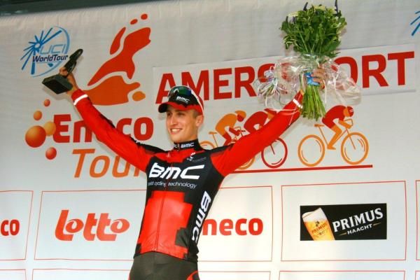 Taylor Phinney (BMC) on the podium