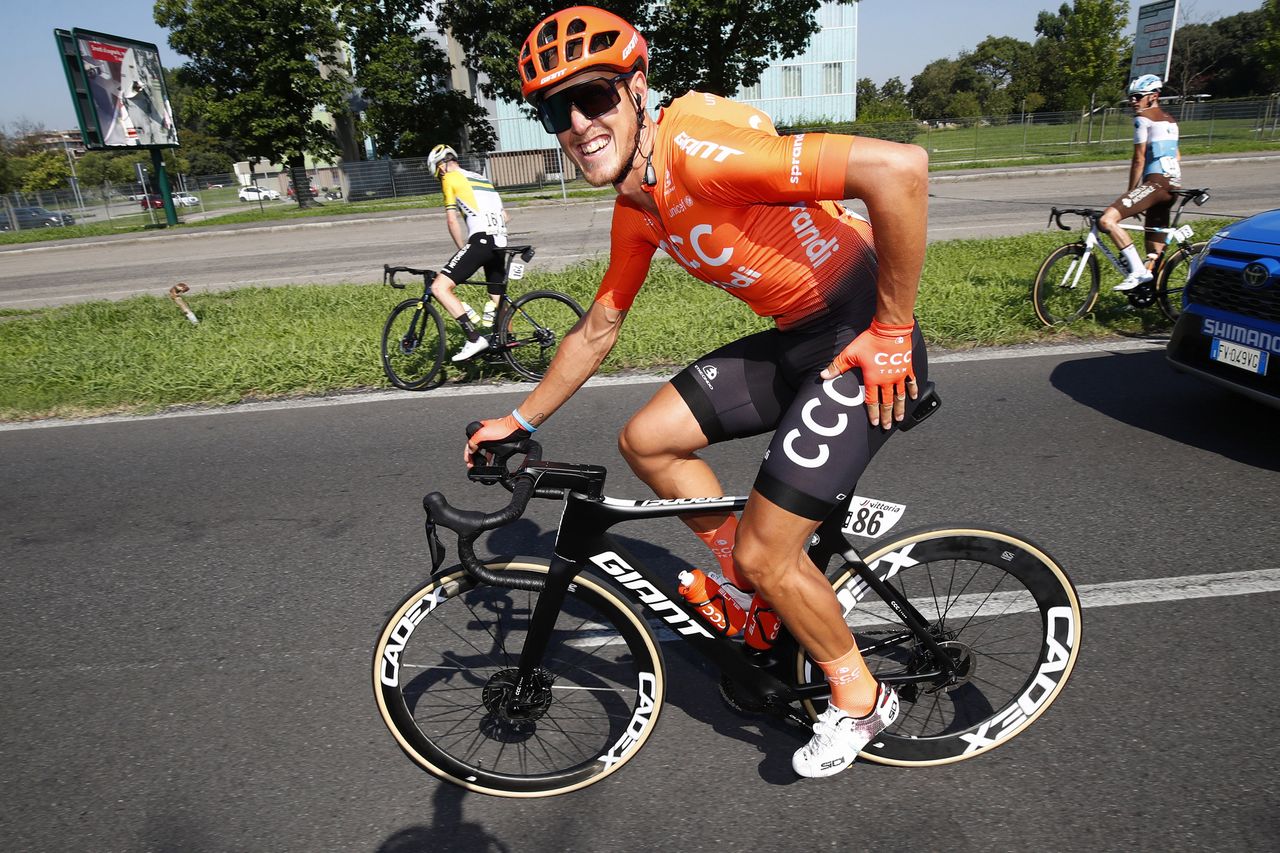 Matteo Trentin in good spirits