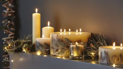 Dunelm Christmas Candles