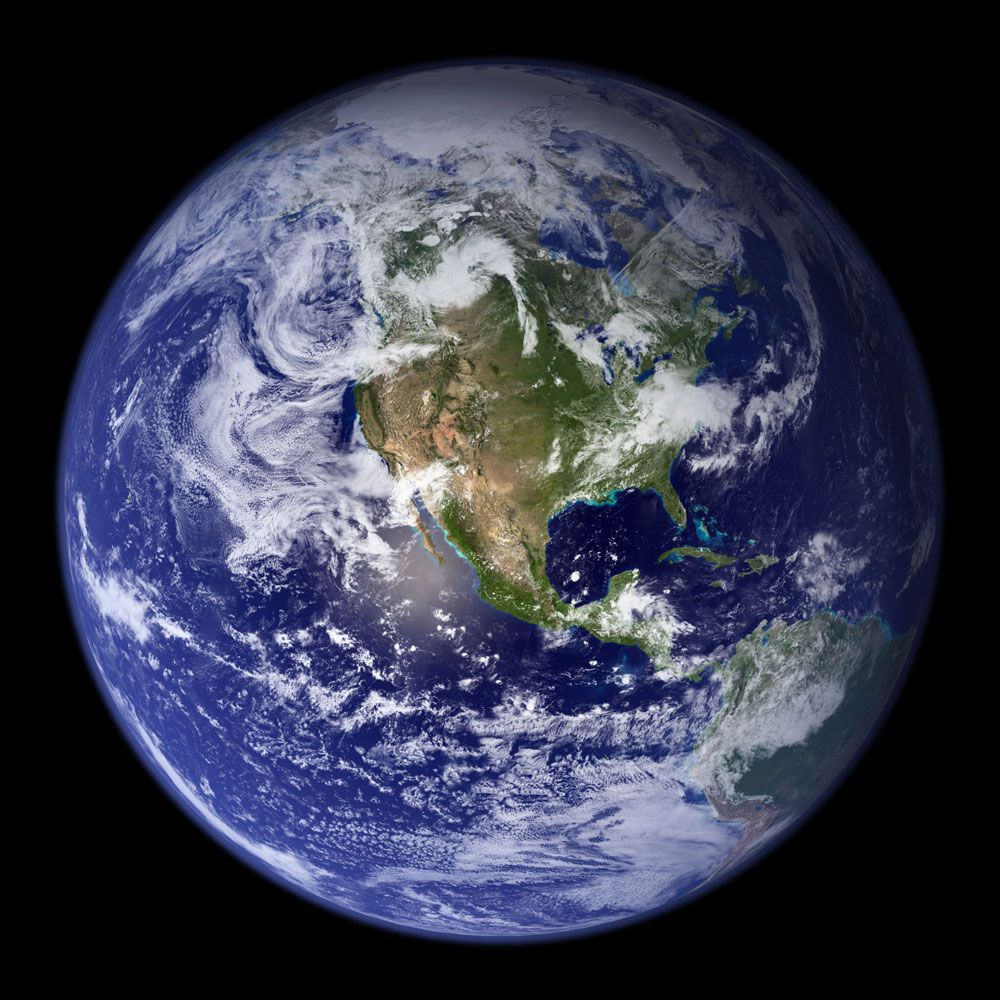 blue marble earth