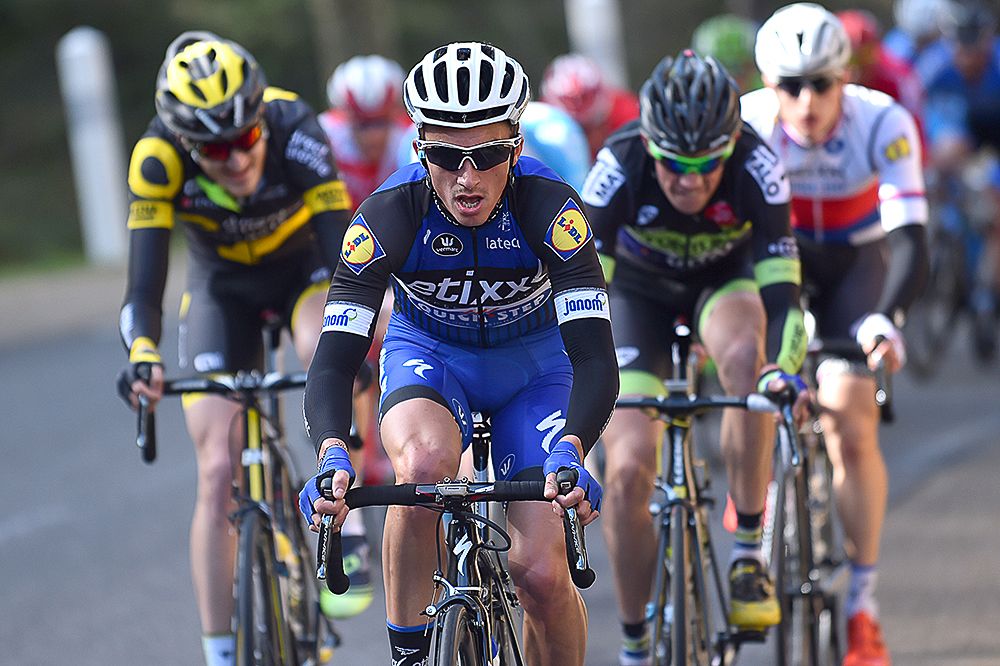 Julien Alaphilippe is racing again after a long bout with mono.