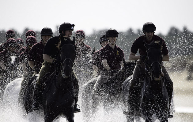 Hold on tight: 90% of troopers have never ridden before they join the Household Cavalry