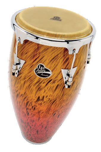 The EZ-Curve rims hold the natural rawhide heads firmly.