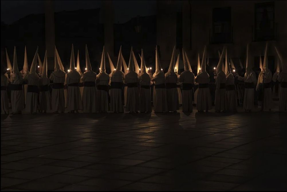 Travel Photographer of the Year 2025 winner Athanasios Maloukos' winning portfolio called Night of Sorrows: The 'Yacente' Procession of Zamora, Holy Thursday