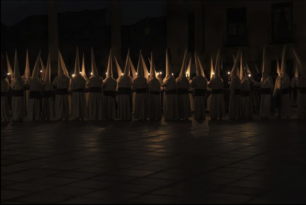 Travel Photographer of the Year 2025 winner Athanasios Maloukos' winning portfolio called Night of Sorrows: The 'Yacente' Procession of Zamora, Holy Thursday