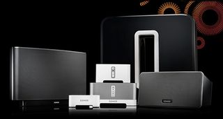 Sonos offers a number of products, all of which can be connect over wi-fi