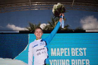 Michael Storer was the best young rider at the Cadel Evans Great Ocean Road Race in 2016