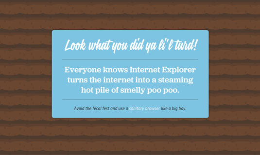 Just in case you're eating while you read Creative Bloq, this is the only bit we decided to show