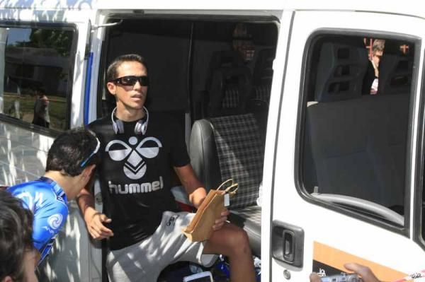 Alberto Contador (Saxo Bank) before stage 6