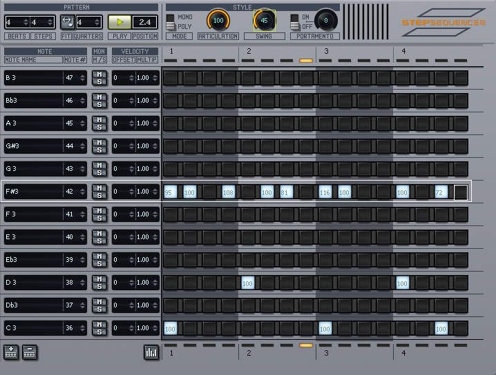 The new step sequencer is a very welcome addition.