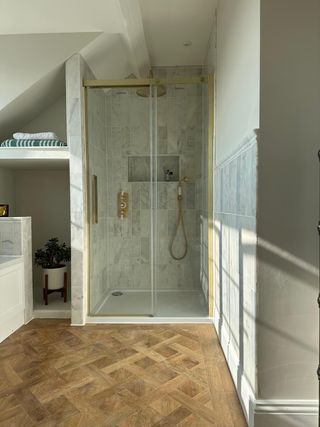 bathroom with shower