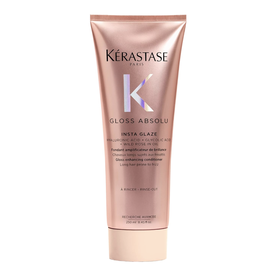 Kerastase Gloss Absolu High-Shine Anti-Frizz Conditioner - Deeply Hydrates &amp;amp; Detangles, Instantly Softens, for Glossy &amp;amp; Bouncy Hair, 8.45 Fl Oz