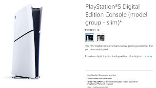 Sony PS5 Slim Digital Edition console