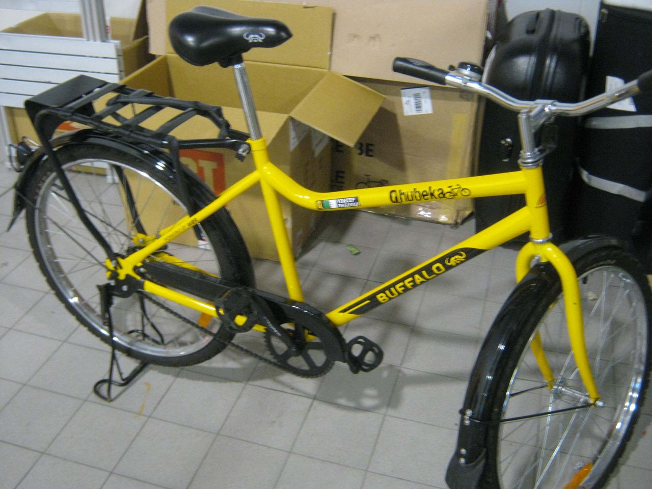 One of the special bikes that the team helps provide to African children via the Qhubeka programme