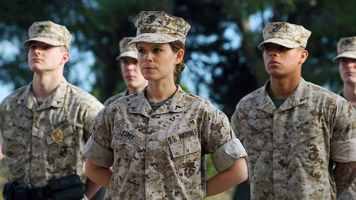 Kate Mara as Megan Leavey in &quot;Megan Leavey&quot; now streaming on Netflix