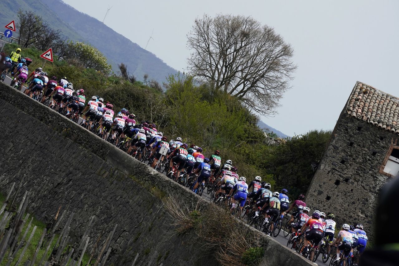 Giro di Sicilia 2022 - 3rd Edition - 4th stage Ragalna - Etna 140 km - 15/04/2022 - Scenery - photo Massimo Fulgenzi/SprintCyclingAgency&Acirc;&copy;2022