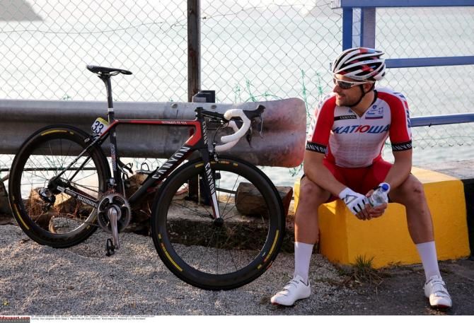 Marco Haller (Katusha) gets ready for stage 1