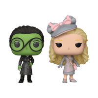 Elphaba and Glinda Funko Pop! In Shiz Uniform: $30 $27 At Funko