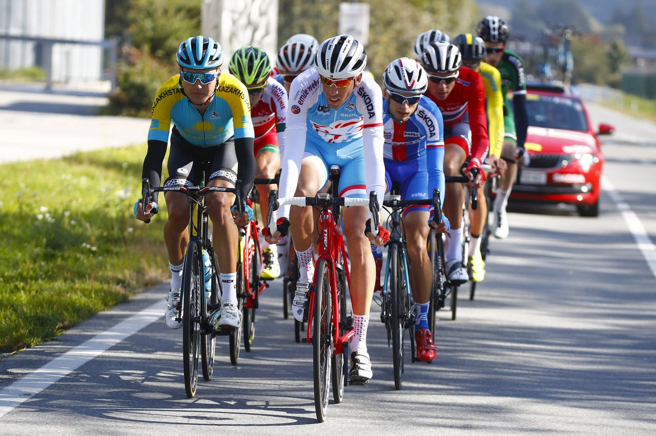 Laurent Didier (Luxembourg) in the breakaway