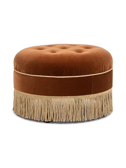 Yolanda Round Upholstered Ottoman 