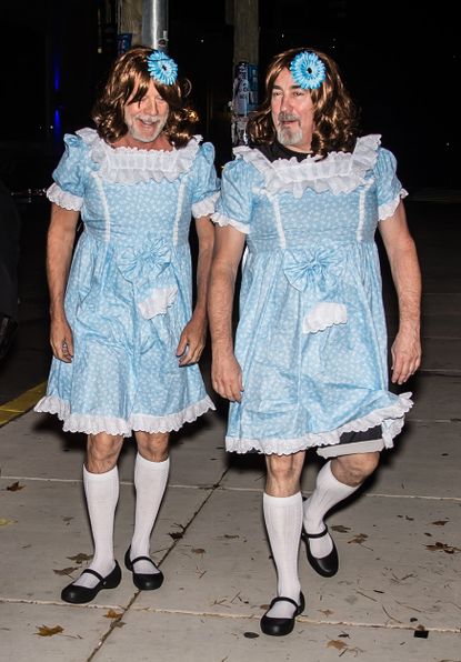 Bruce Willis and Stephen J. Eads as 'The Shining' Twins