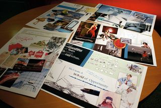 A moodboard can help you convey you understand the client's brand principles
