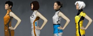 Portal 2 Chell concept art