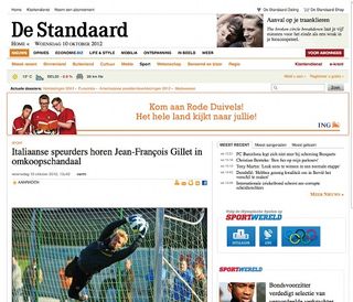 Mark Boulton Design redesigned the website for Belgium's biggest newspaper, the Flemish publication De Standaard. The studio was hired thanks to its grid layout skills