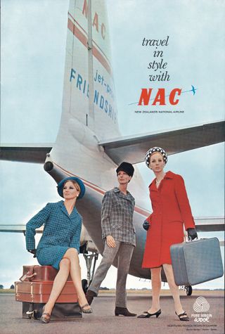 Air New Zealand vintage posters