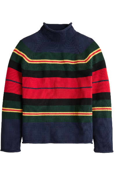 J.Crew, 1988 Rollneck™ Sweater in Stripe