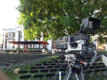 TNDV Used for Mobile Broadcast of University Graduations