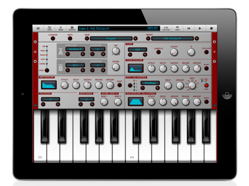 NanoStudio on an iPad: now that&#039;s something we&#039;ve been looking forward to seeing.