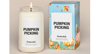 Homesick pumpkin spice candle