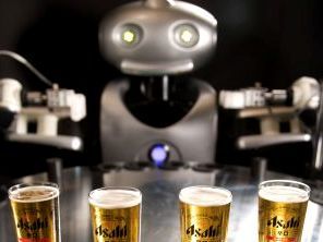 Mr Asahi, the robotic barkeep