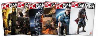 PC Gamer subs covers