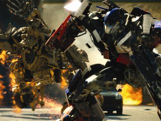 A fairly typical Transformers scene from Michael Bay