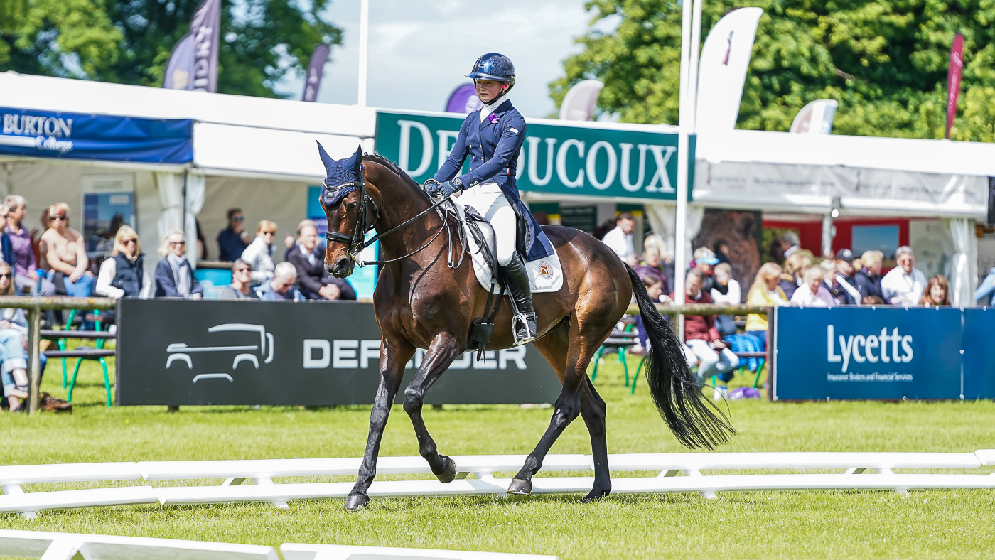 Bramham Horse Trials dressage &amp;ndash; Molly Evans and Wellan Graffiti
