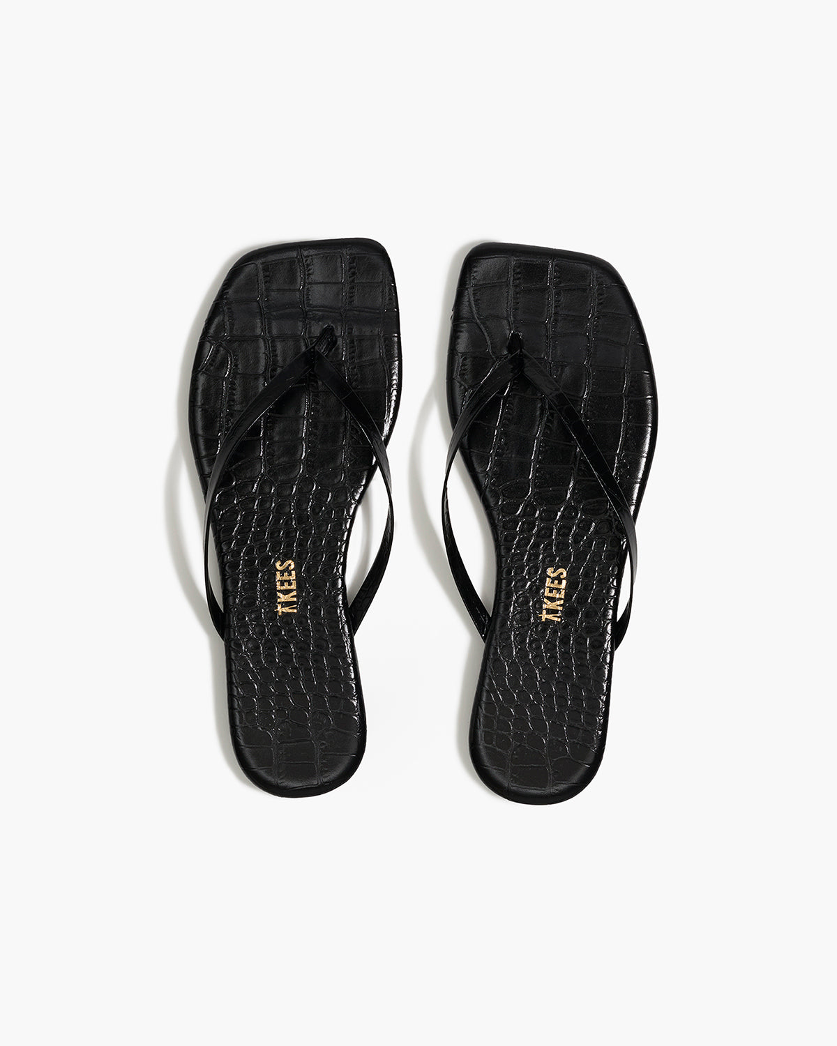 Square Toe Lily Croc - Sable