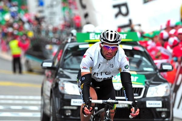 Michael Albasini (HTC-Highroad) was part of the large break which escaped early in the stage.