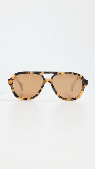 Vontélle Acacia Aviator Oversize Sunglasses