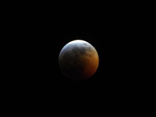 Melissa Arrant captured this photo of the lunar eclipse from Lynn Haven, Florida.