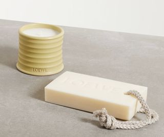 Loewe honeysuckle candle with soap