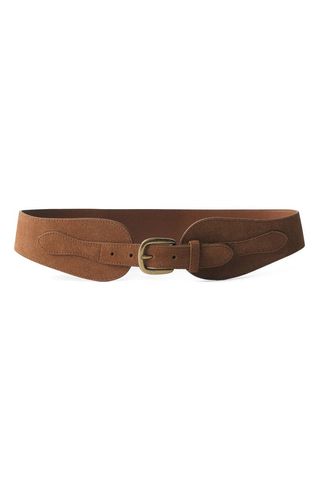 Wide Suede Belt