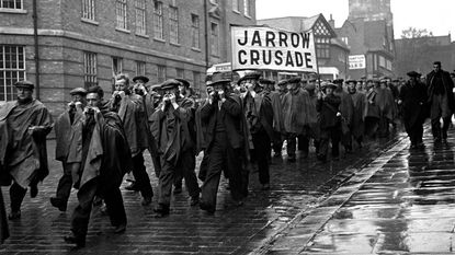 Jarrow Crusade marchers © Popperfoto via Getty Images/Getty Images