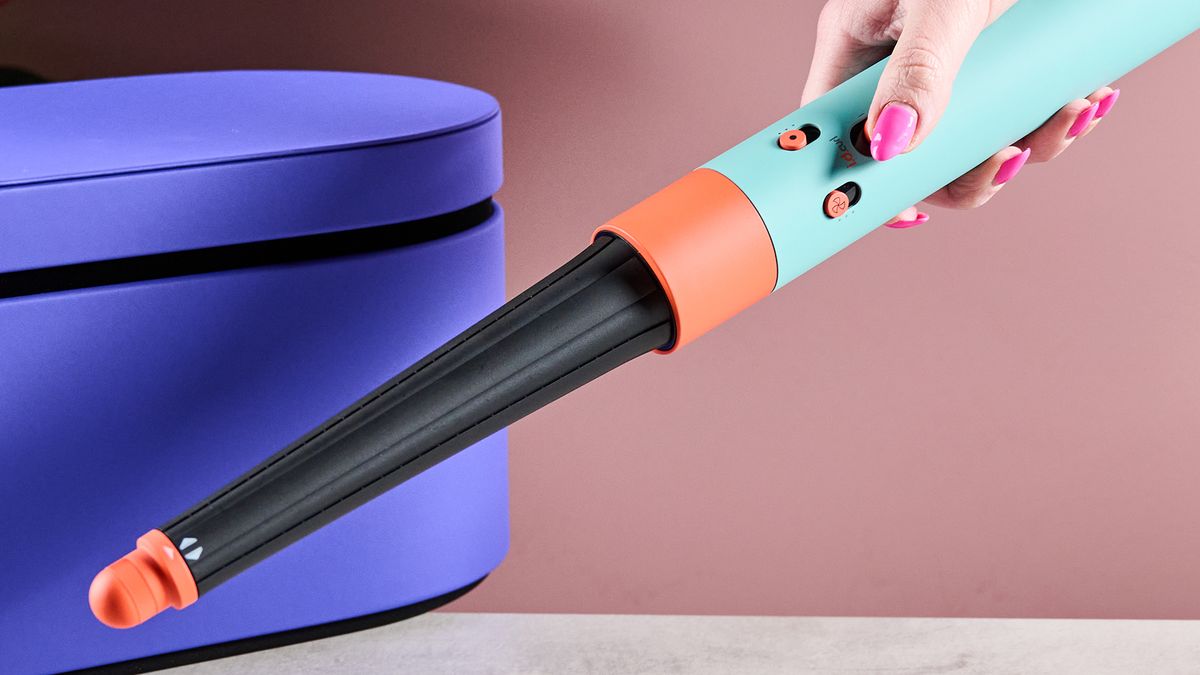 Dyson Airwrap i.d. with conical curl wand attached