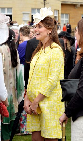 Kate Middleton during her pregnancy with Prince George in 2013