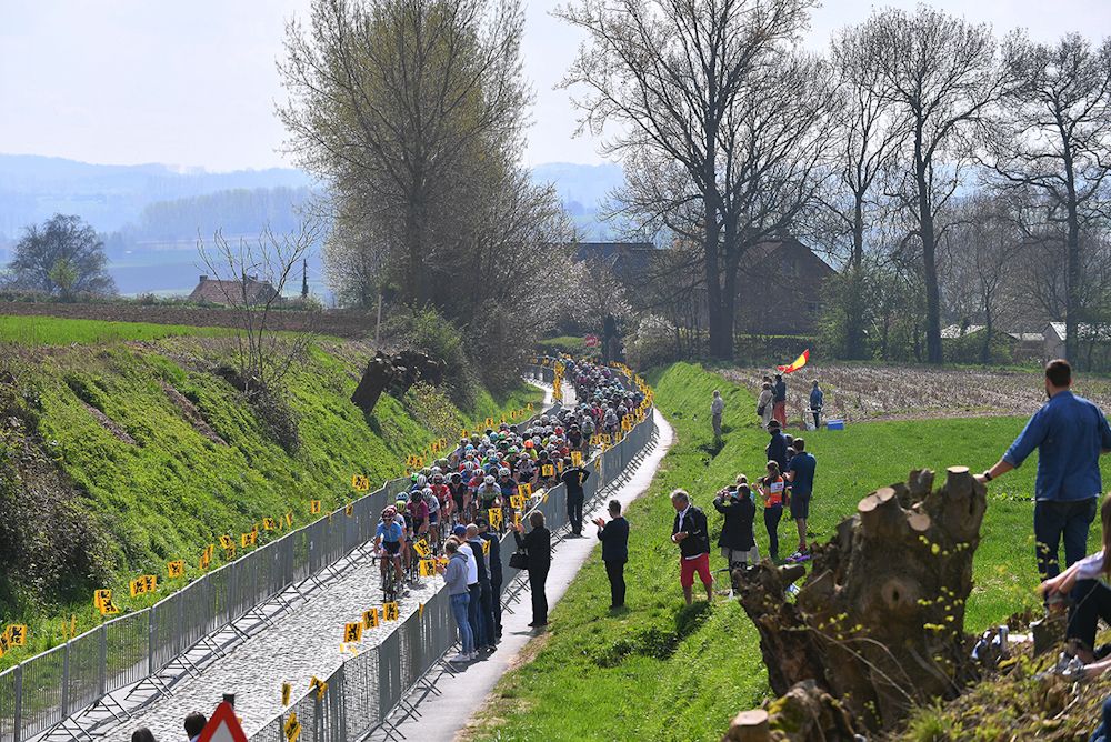 Scenery along the route of Tour of Flanders